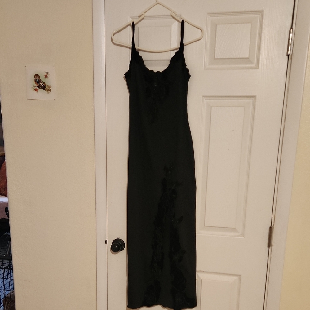 Elegant Black Slip Dress